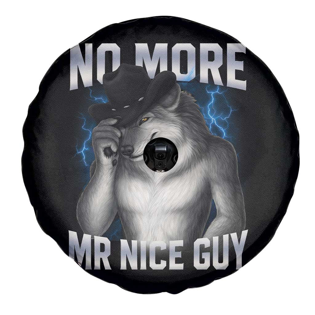 Funny Alpha Wolf Spare Tire Cover No More Mr Nice Guy Unhinged Brainrot Meme Vintage Bootleg TS10 Print Your Wear