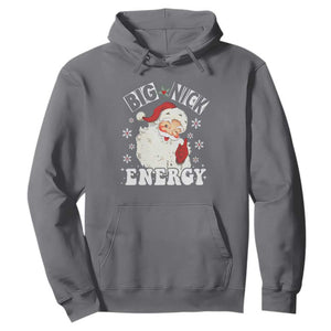 Christmas Santa Hoodie Big Nick Energy TS10 Charcoal Print Your Wear