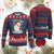 Santa Ugly Christmas Sweater Big Nick Energy TS10 Burgundy Print Your Wear