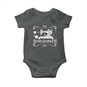 Sewing Lover Baby Onesie Sewciopath Quilter Gift TS10 Dark Heather Print Your Wear