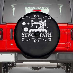 Sewing Lover Spare Tire Cover Sewciopath Quilter Gift TS10 Black Print Your Wear