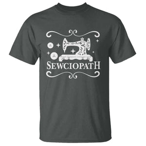 Sewing Lover T Shirt Sewciopath Quilter Gift TS10 Dark Heather Print Your Wear