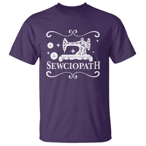 Sewing Lover T Shirt Sewciopath Quilter Gift TS10 Purple Print Your Wear