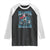 Dirt Bike Christmas Raglan Shirt Brraaap Funny Motocross Biker Xmas Gift TS10 Black White Print Your Wear