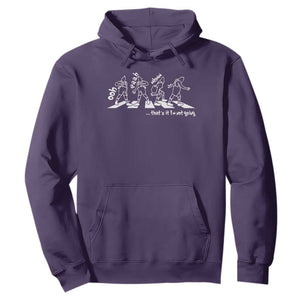 Funny Christmas Grin Hoodie Thats It Im Not Going TS10 Purple Print Your Wear