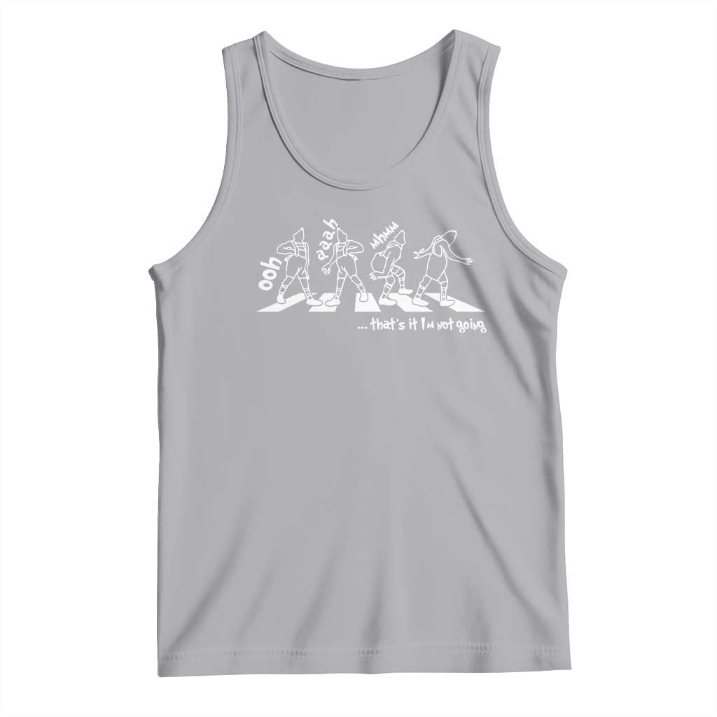 Funny Christmas Grin Tank Top Thats It Im Not Going TS10 Athletic Heather Print Your Wear