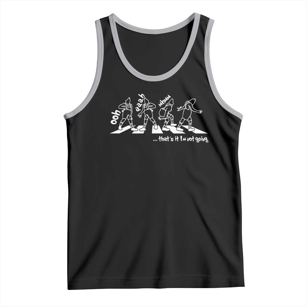 Funny Christmas Grin Tank Top Thats It Im Not Going TS10 Black Athletic Heather Print Your Wear