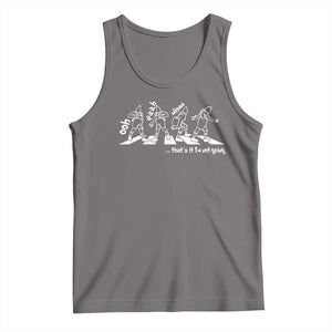 Funny Christmas Grin Tank Top Thats It Im Not Going TS10 Deep Heather Print Your Wear