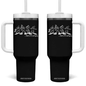 Funny Christmas Grin Tumbler With Handle Thats It Im Not Going TS10 One Size: 40 oz Black Print Your Wear