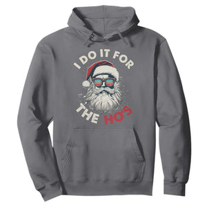 Funny Christmas Hoodie Santa I Do It For The Ho's TS10 Charcoal Print Your Wear