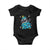 Christmas Penguin Baby Onesie Funny Animals Xmas Tree Lights Boys Kids TS10 Black Print Your Wear