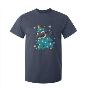 Christmas Penguin T Shirt For Kid Funny Animals Xmas Tree Lights Boys Kids TS10 Navy Print Your Wear