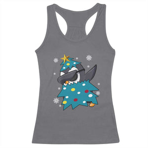 Christmas Penguin Racerback Tank Top Funny Animals Xmas Tree Lights Boys Kids TS10 Charcoal Print Your Wear