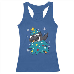 Christmas Penguin Racerback Tank Top Funny Animals Xmas Tree Lights Boys Kids TS10 Royal Blue Print Your Wear