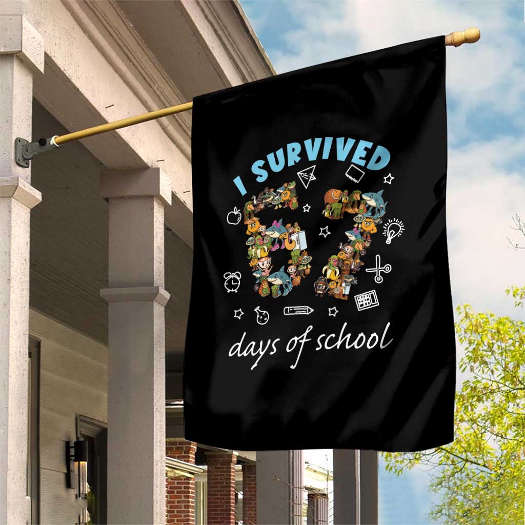 I Survived 67 Days of School Funny Six Seven Italian Brainrot Garden Flag TS10 Print Your Wear