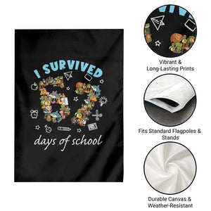 I Survived 67 Days of School Funny Six Seven Italian Brainrot Garden Flag TS10 Print Your Wear