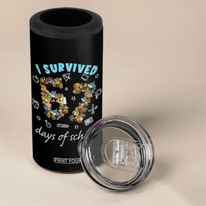 I Survived 67 Days of School Funny Six Seven Italian Brainrot 4 in 1 Can Cooler Tumbler TS10 Print Your Wear