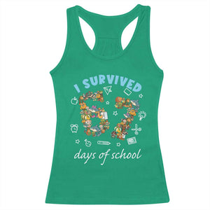 I Survived 67 Days of School Funny Six Seven Italian Brainrot Racerback Tank Top TS10 Irish Green Print Your Wear