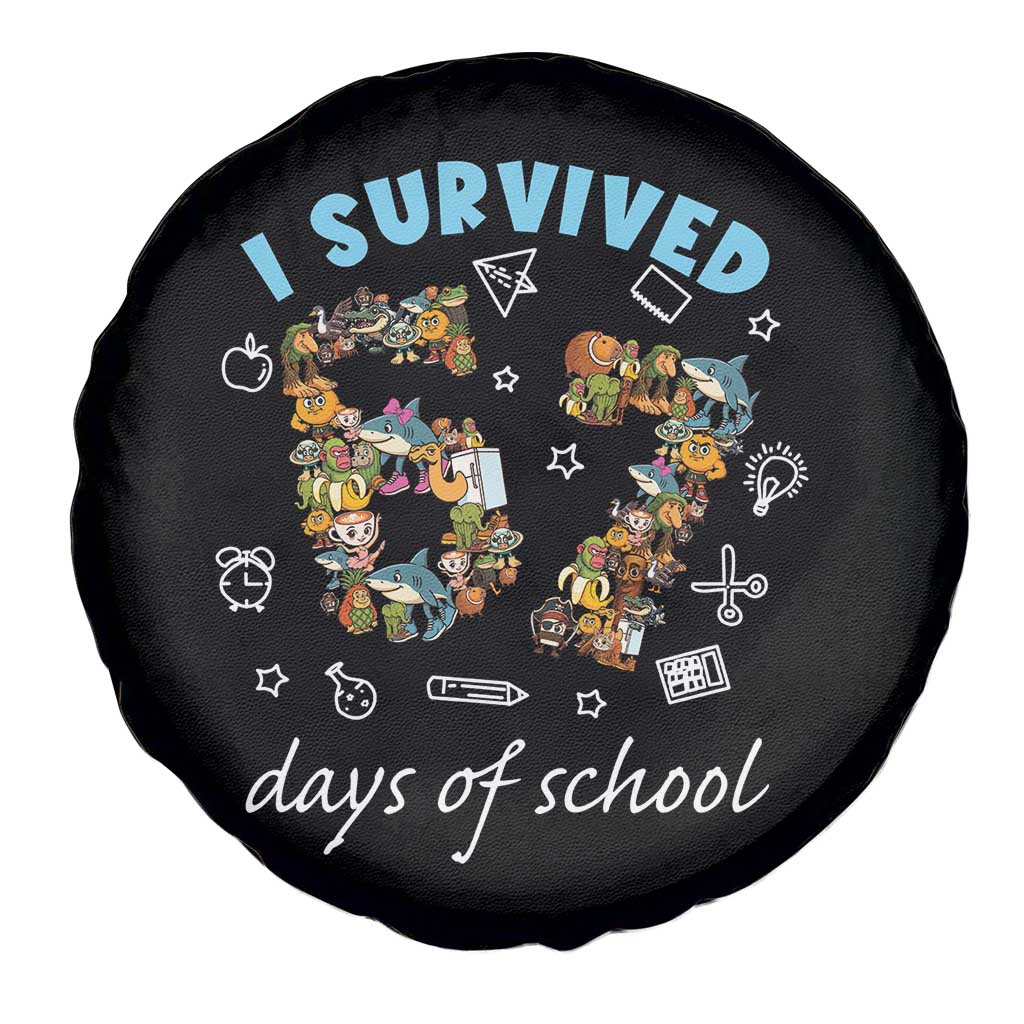 I Survived 67 Days of School Funny Six Seven Italian Brainrot Spare Tire Cover TS10 Print Your Wear