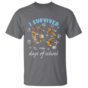 I Survived 67 Days of School Funny Six Seven Italian Brainrot T Shirt TS10 Charcoal Print Your Wear