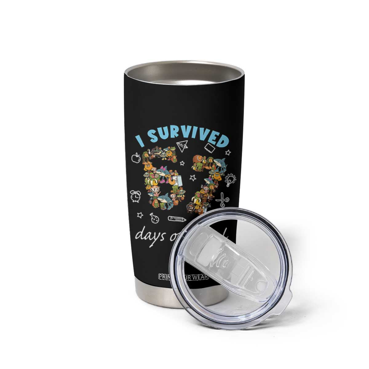 I Survived 67 Days of School Funny Six Seven Italian Brainrot Tumbler Cup TS10 Print Your Wear