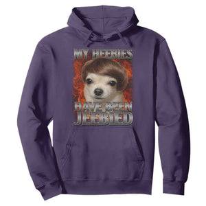 Chihuahua Funny Meme Hoodie My Heebies Have Been Jeebied Bootleg TS10 Purple Print Your Wear
