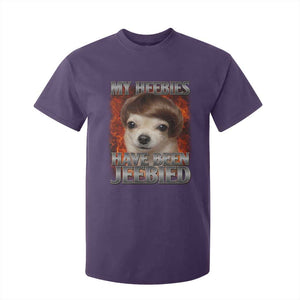 Chihuahua Funny Meme T Shirt For Kid My Heebies Have Been Jeebied Bootleg TS10 Purple Print Your Wear