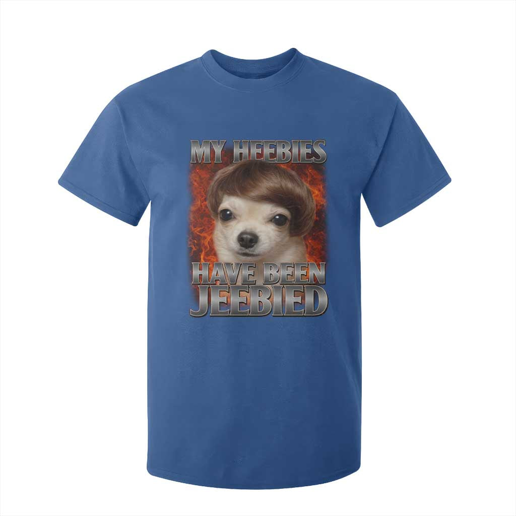 Chihuahua Funny Meme T Shirt For Kid My Heebies Have Been Jeebied Bootleg TS10 Royal Blue Print Your Wear