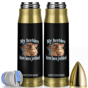 Funny Chihuahua Meme Bullet Tumbler My Heebies Have Been Jeebied Bootleg TS10 Black Print Your Wear