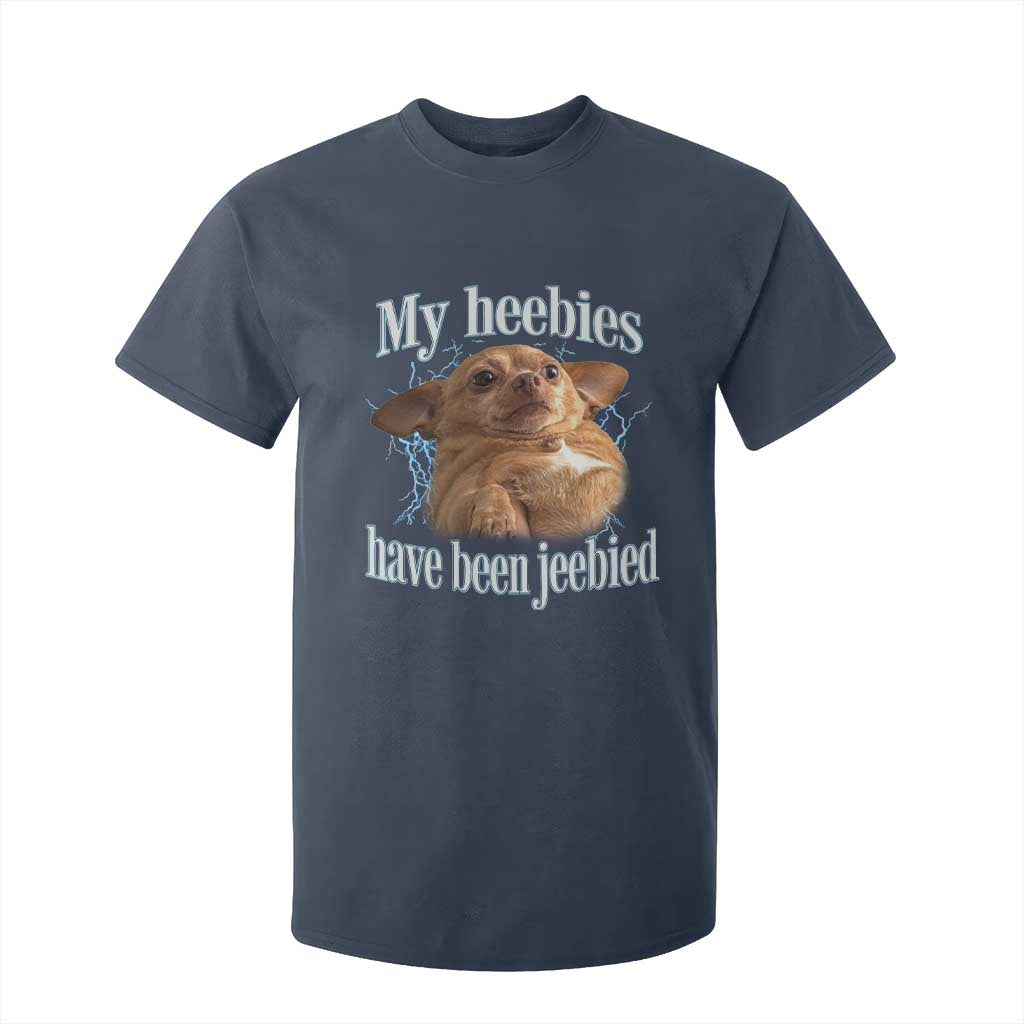 Funny Chihuahua Meme T Shirt For Kid My Heebies Have Been Jeebied Bootleg TS10 Navy Print Your Wear