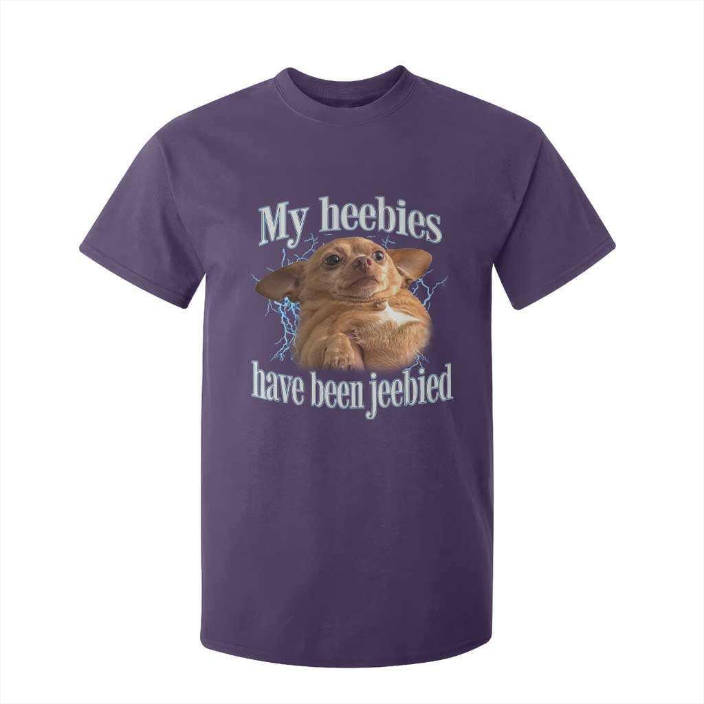 Funny Chihuahua Meme T Shirt For Kid My Heebies Have Been Jeebied Bootleg TS10 Purple Print Your Wear