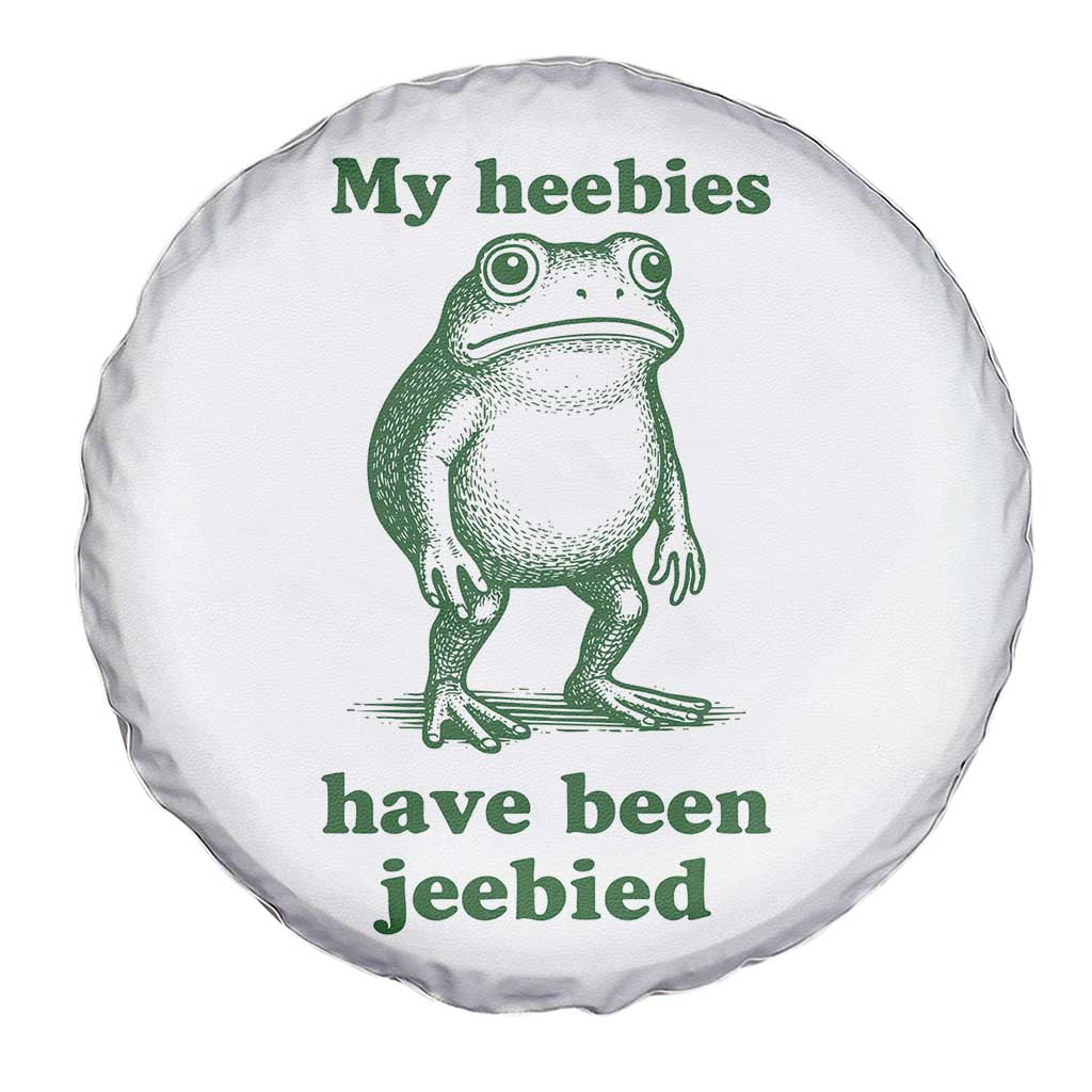 Funny Frog Spare Tire Cover My Heebies Have Been Jeebied Weirdcore Meme TS10 Print Your Wear