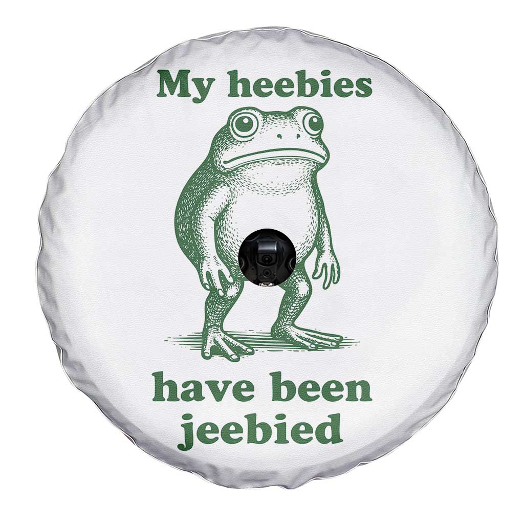 Funny Frog Spare Tire Cover My Heebies Have Been Jeebied Weirdcore Meme TS10 Print Your Wear