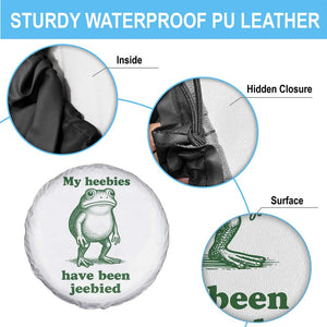 Funny Frog Spare Tire Cover My Heebies Have Been Jeebied Weirdcore Meme TS10 Print Your Wear