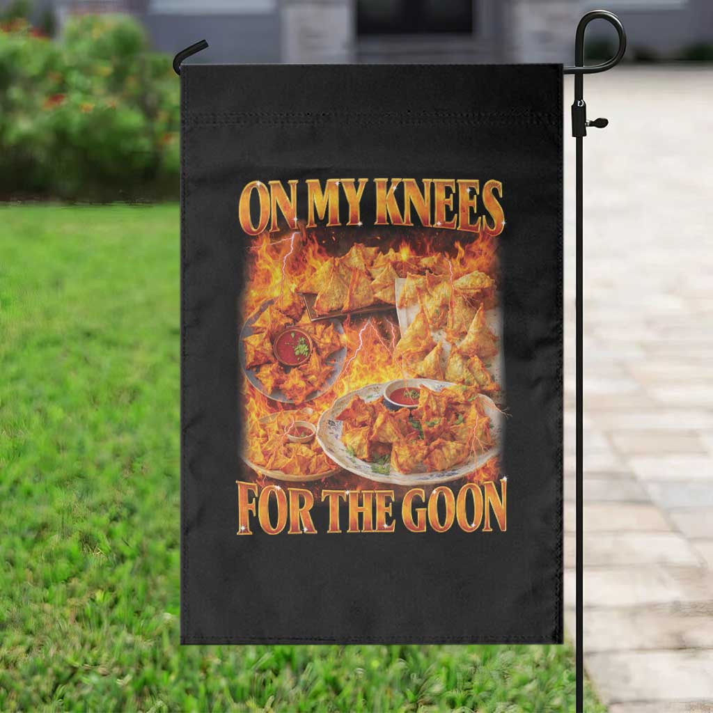 Funny Crab Rangoon Meme Garden Flag Vintage 90s Style On My Knees Bootleg Graphic TS10 Print Your Wear