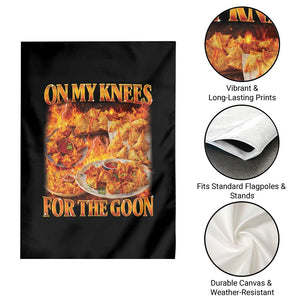 Funny Crab Rangoon Meme Garden Flag Vintage 90s Style On My Knees Bootleg Graphic TS10 Print Your Wear