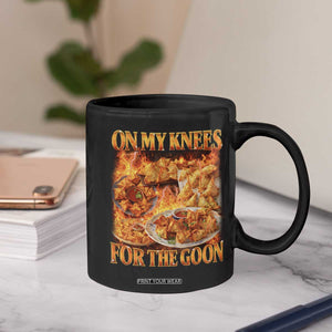 Funny Crab Rangoon Meme Coffee Mug Vintage 90s Style On My Knees Bootleg Graphic TS10 Print Your Wear