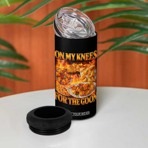 Funny Crab Rangoon Meme 4 in 1 Can Cooler Tumbler Vintage 90s Style On My Knees Bootleg Graphic TS10 Print Your Wear