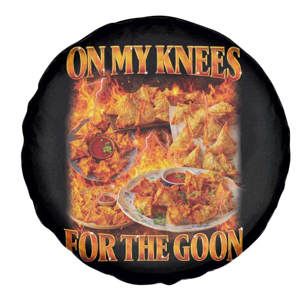 Funny Crab Rangoon Meme Spare Tire Cover Vintage 90s Style On My Knees Bootleg Graphic TS10 Print Your Wear