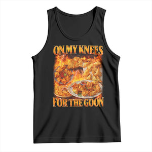 Funny Crab Rangoon Meme Tank Top Vintage 90s Style On My Knees Bootleg Graphic TS10 Black Print Your Wear