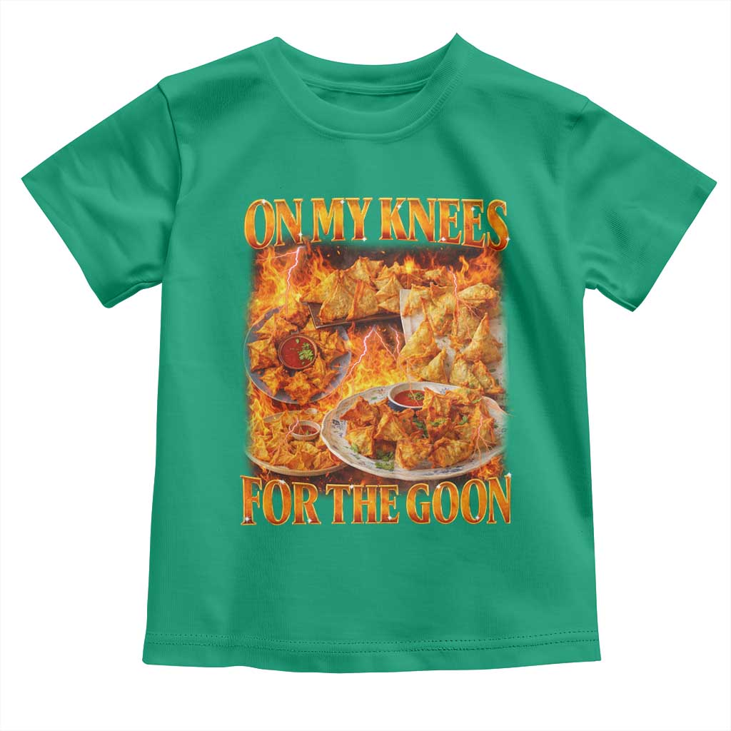 Funny Crab Rangoon Meme Toddler T Shirt Vintage 90s Style On My Knees Bootleg Graphic TS10 Irish Green Print Your Wear