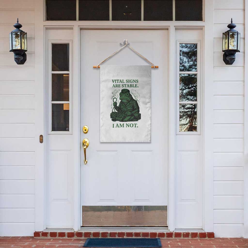 Frog Medic Garden Flag Funny Animal EMT Emergency Health Workers TS10 Print Your Wear