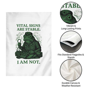 Frog Medic Garden Flag Funny Animal EMT Emergency Health Workers TS10 Print Your Wear