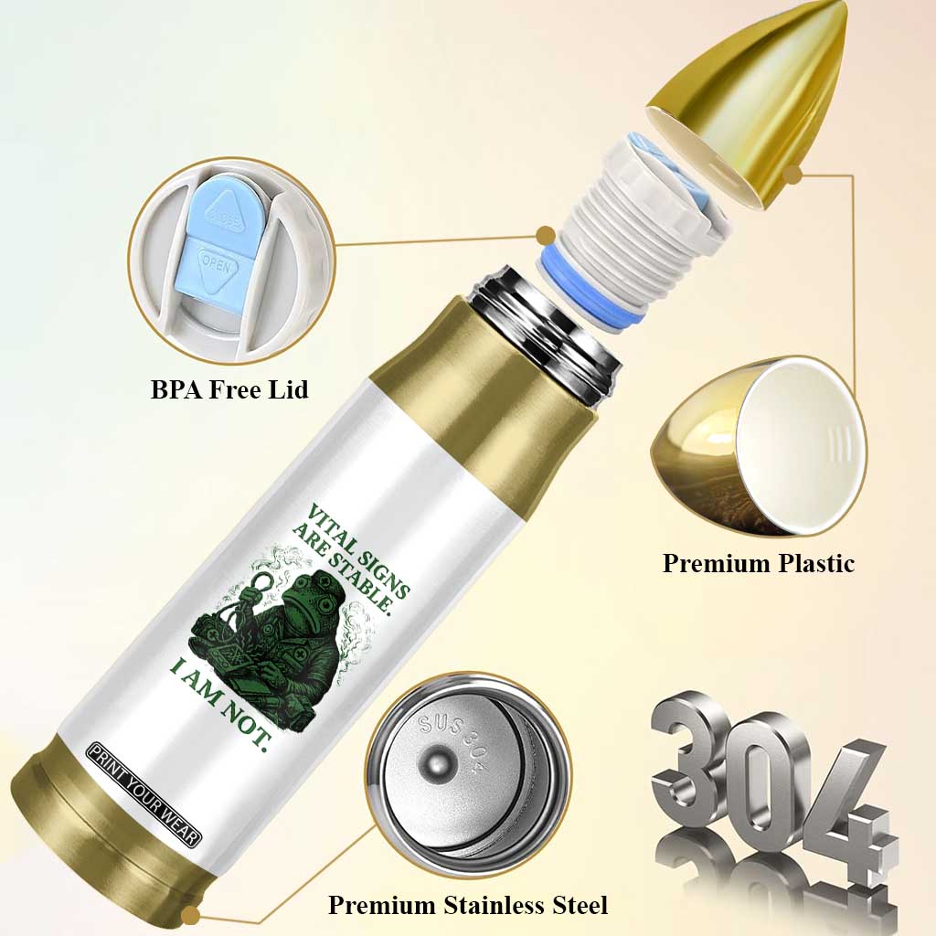 Frog Medic Bullet Tumbler Funny Animal EMT Emergency Health Workers TS10 Print Your Wear