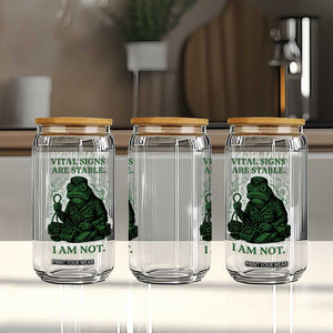 Frog Medic Glass Can Funny Animal EMT Emergency Health Workers TS10 Print Your Wear