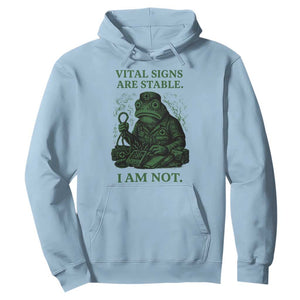 Frog Medic Hoodie Funny Animal EMT Emergency Health Workers TS10 Light Blue Print Your Wear