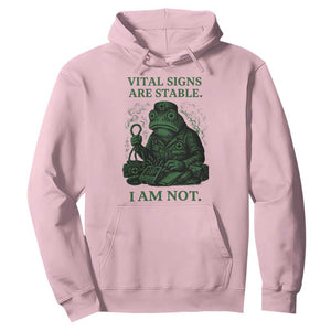 Frog Medic Hoodie Funny Animal EMT Emergency Health Workers TS10 Light Pink Print Your Wear