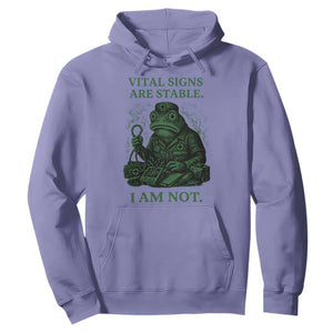 Frog Medic Hoodie Funny Animal EMT Emergency Health Workers TS10 Violet Print Your Wear