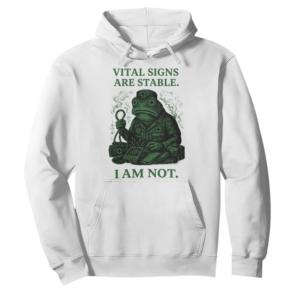 Frog Medic Hoodie Funny Animal EMT Emergency Health Workers TS10 White Print Your Wear