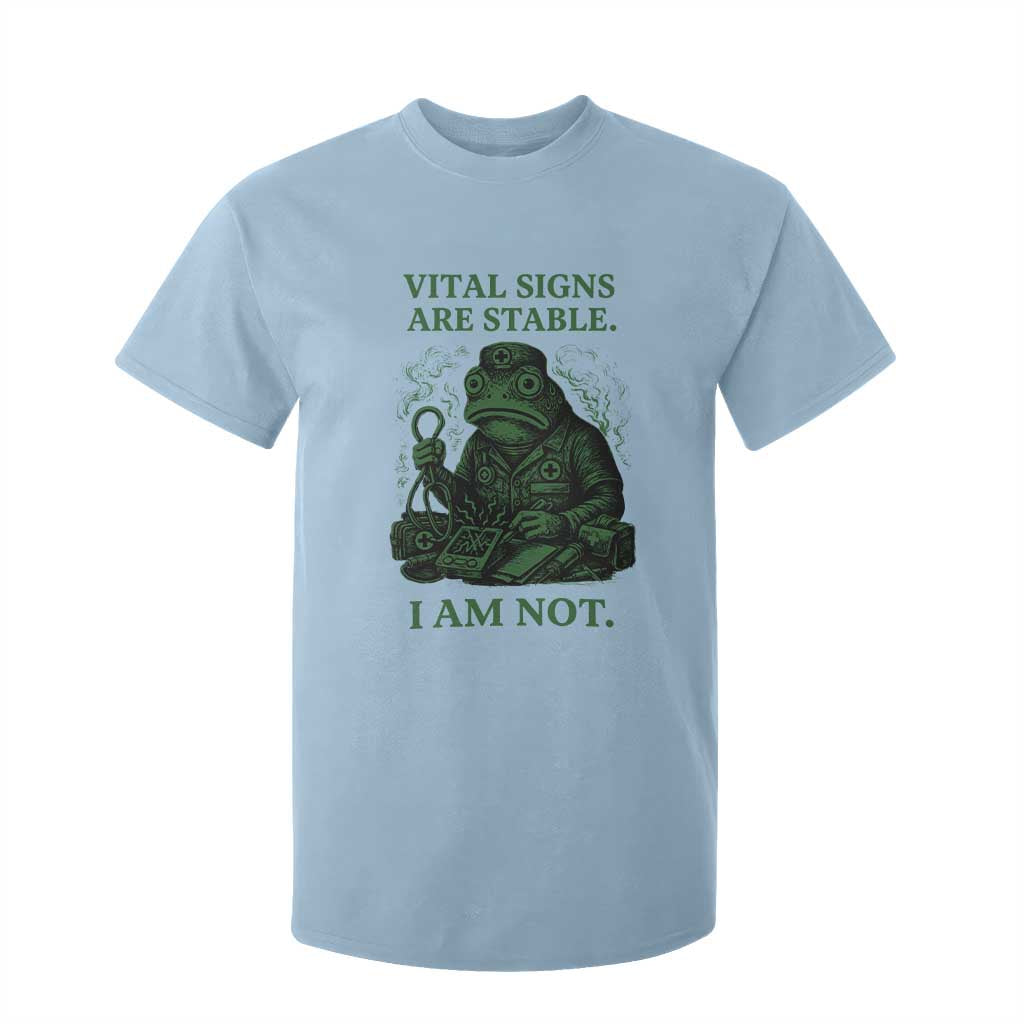 Frog Medic T Shirt For Kid Funny Animal EMT Emergency Health Workers TS10 Light Blue Print Your Wear